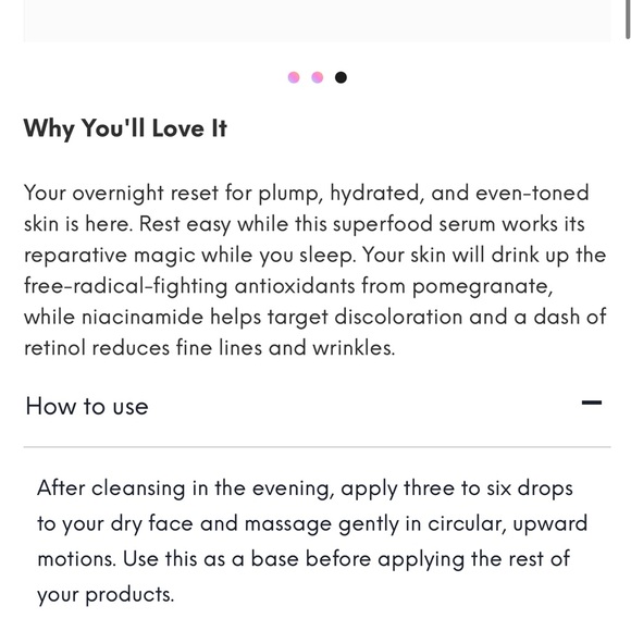 NWT - Dew of the Gods Pomeglaze Retinol Facial Oil - Picture 3 of 9